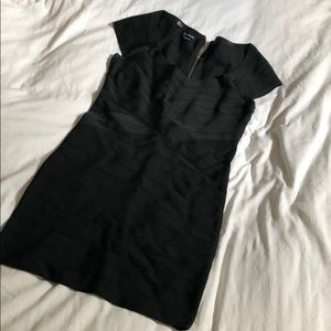 Bebe Black Bandage Mini Dress